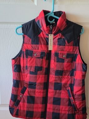 Ariat Buffalo Plaid Puffer Vest